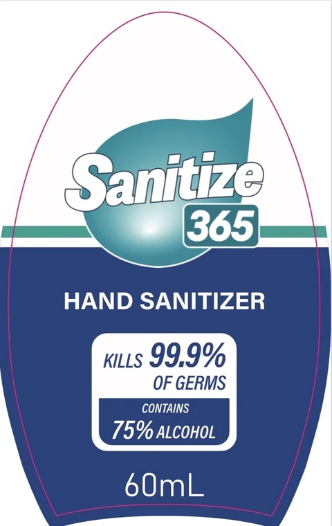Sanitize365 포장