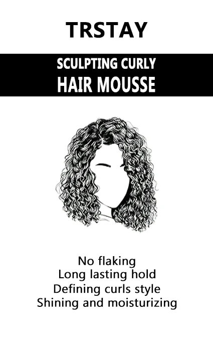 Trstay Sculpting Curly Hair Mousse 포장
