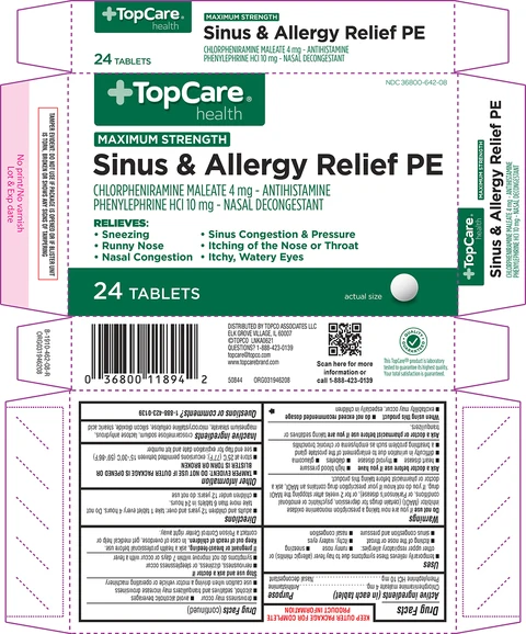 Sinus and Allergy Relief PE 포장