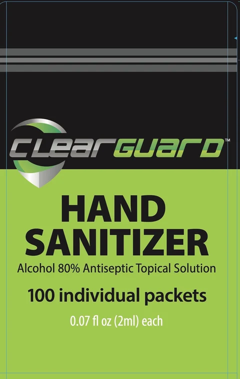 ClearGuard Hand Sanitizer 포장