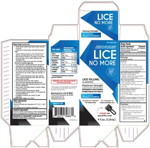 Lice No More Lice Killing packaging