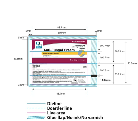 Quality Choice Tolnaftate Antifungal 포장