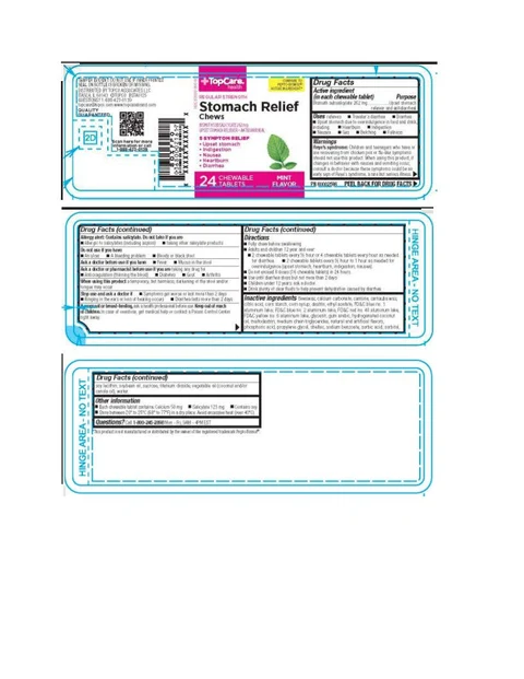TopCare Bismuth Stomach Relief packaging