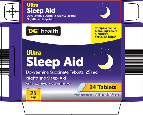 dg health sleep aid packaging