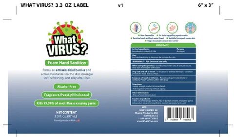 WHAT VIRUS packaging