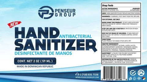 Hand Sanitizer packaging