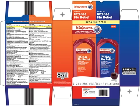 Daytime Nighttime Intense Flu Relief 포장