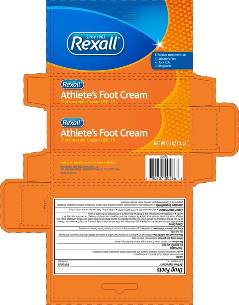 Rexall Athletes Foot packaging