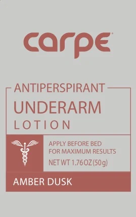 Carpe Antiperspirant Amber Dusk 포장