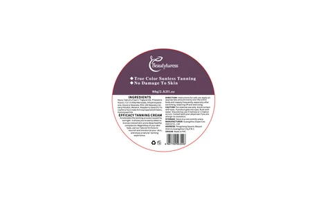 Beautyturess 80g Shiny Tanning Cream 포장