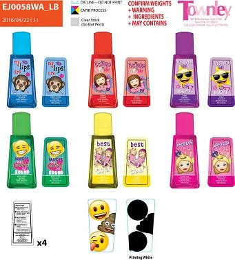 Hand Sanitizer Emoji 6 packEmoji 6 pack packaging
