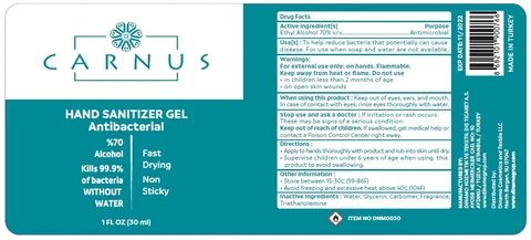 CARNUS HAND SANITIZER - Antibacterial packaging