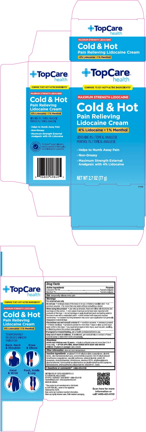 TopCare Cold and Hot Pain Relieving Analgesic packaging