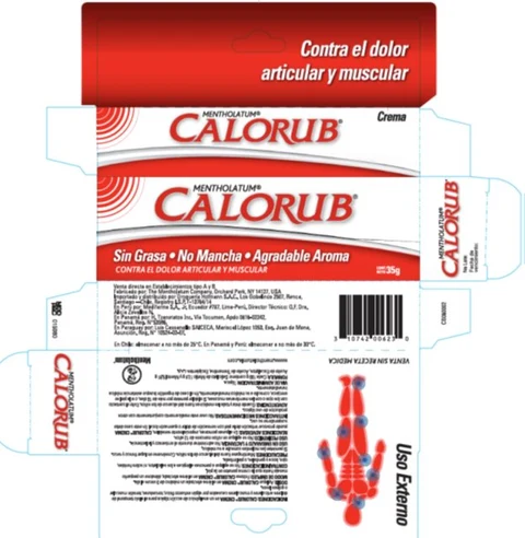 Calorub 포장