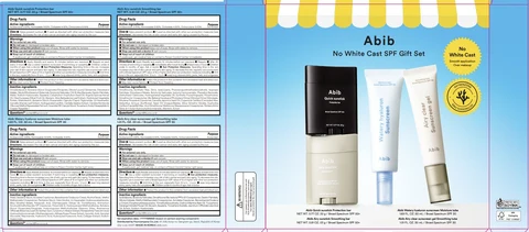 Abib No White Cast SPF Gift Set packaging