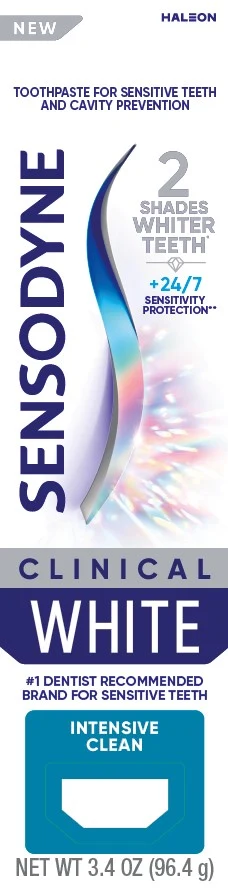 SensodyneClinical White Intensive Clean 포장