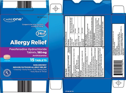 CareOne Allergy Relief 포장