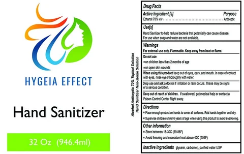 Hygeia Effect Hand Sanitizer 포장