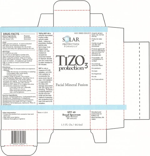 Solar Protection Formula TiZO3 Sunscreen 포장