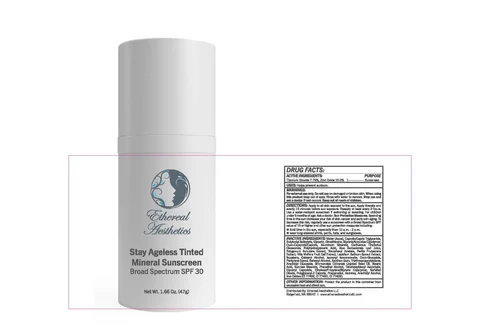 Stay AgelessTinted Mineral Sunscreen Broad Spectrum SPF 30 packaging