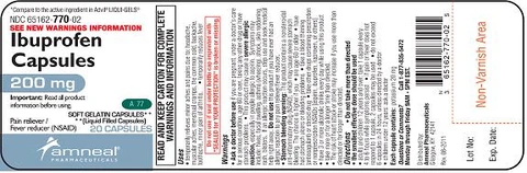 Ibuprofen Pain Reliever/Fever Reducer 포장