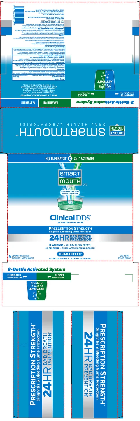 SmartMouth Mouthwash Clinical DDS Formula 포장