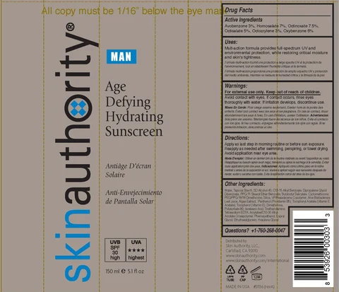 AGE DEFYING HYDRATING SUNSCREENSPF 30 포장