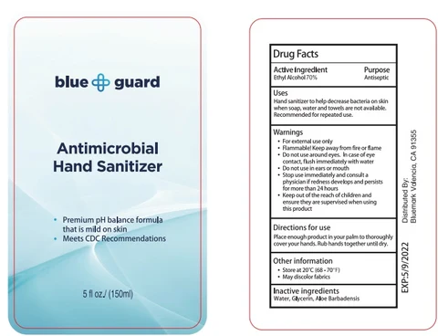 blue guard Hand Sanitizer 포장