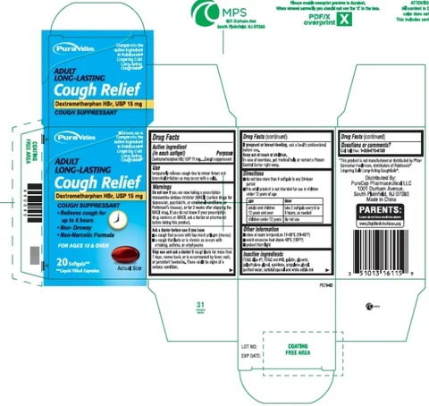 Cough Relief 포장
