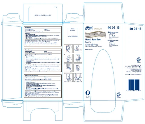 Tork Premium Hand Sanitizer Foam Alcohol-Free 포장