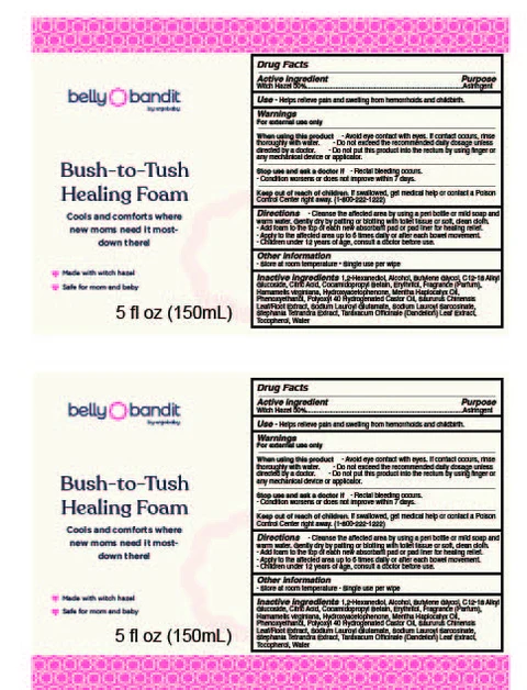 Bush to Tush Healing Perineal Foam packaging