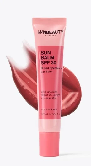 INN BEAUTY SUN BALM SPF30 BROAD SPECTRUM LIP BALM - ROSY BROWN 포장