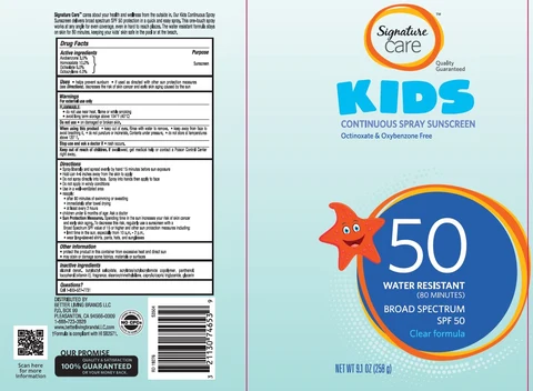 SIGNATURE CARESPORT SPF 30 SUNSCREEN 포장