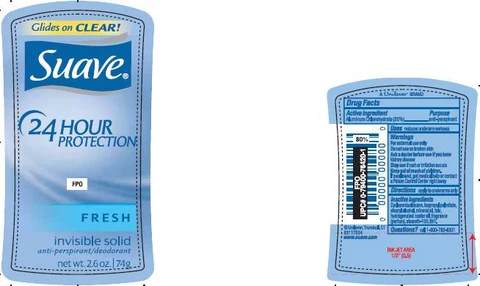 Suave FreshAntiperspirant and Deodorant 포장