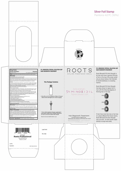 Roots Professional - Topical Solution Hair Regrowth Treatment packaging