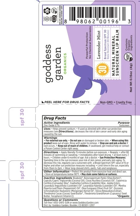 Lavender MintSPF30 packaging
