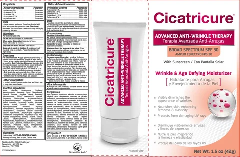 Advanced Anti-Wrinkle TherapyCicatricure 포장