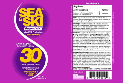 Sea and Ski SPF 30 포장