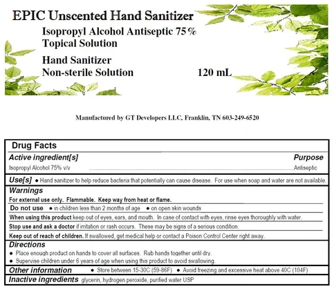 Hand Sanitizer packaging