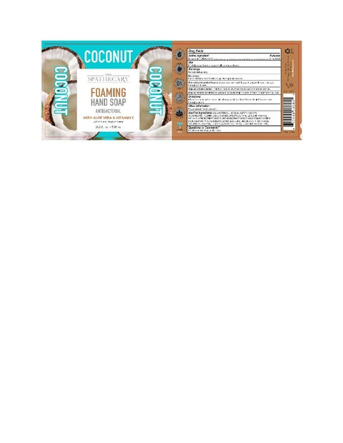 The Spathecary Foaming Coconut packaging