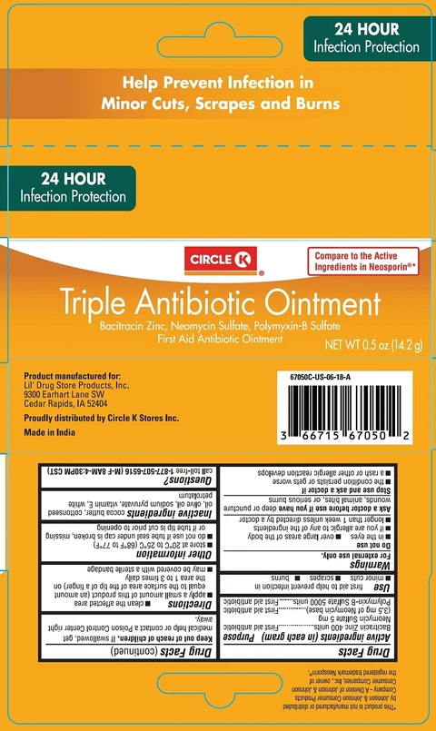 Circle K Triple Antibiotic packaging