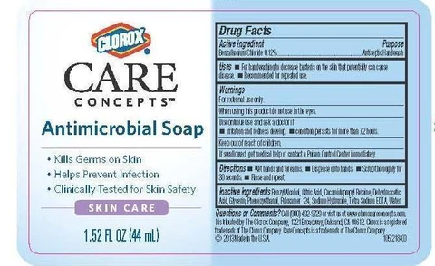 Clorox Care Concepts Antimicrobial 포장