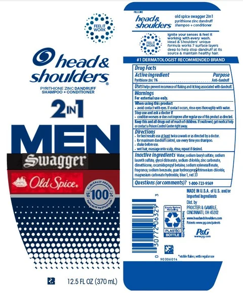 Head and Shoulders 2in1 Men Advanced Series Swagger Old Spice packaging