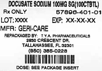 Stool Softener packaging