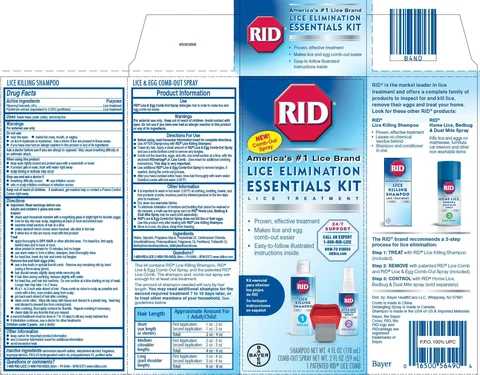 RID Lice Elimination Essentials 포장