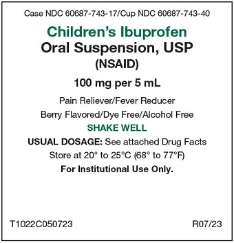 Childrens Ibuprofen packaging