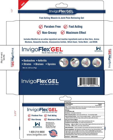 INVIGO FLEX Pain Relief Gel packaging