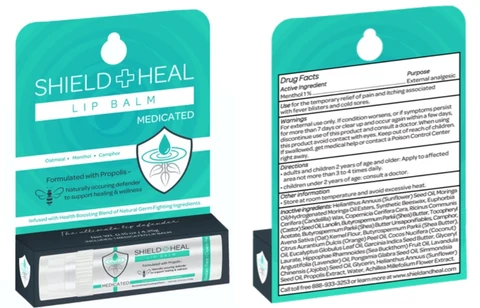 Shield and Heal Medicated Lip Balm 포장