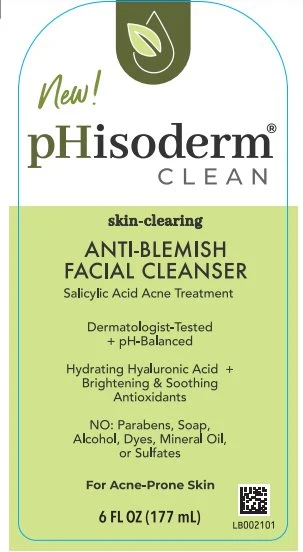 pHisodermCLEAN ANTI-BLEMISH FACIAL CLEANSER 포장