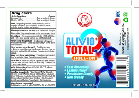 DR. SANA ALIVIO TOTALALIVIO TOTAL ROLL ON 포장